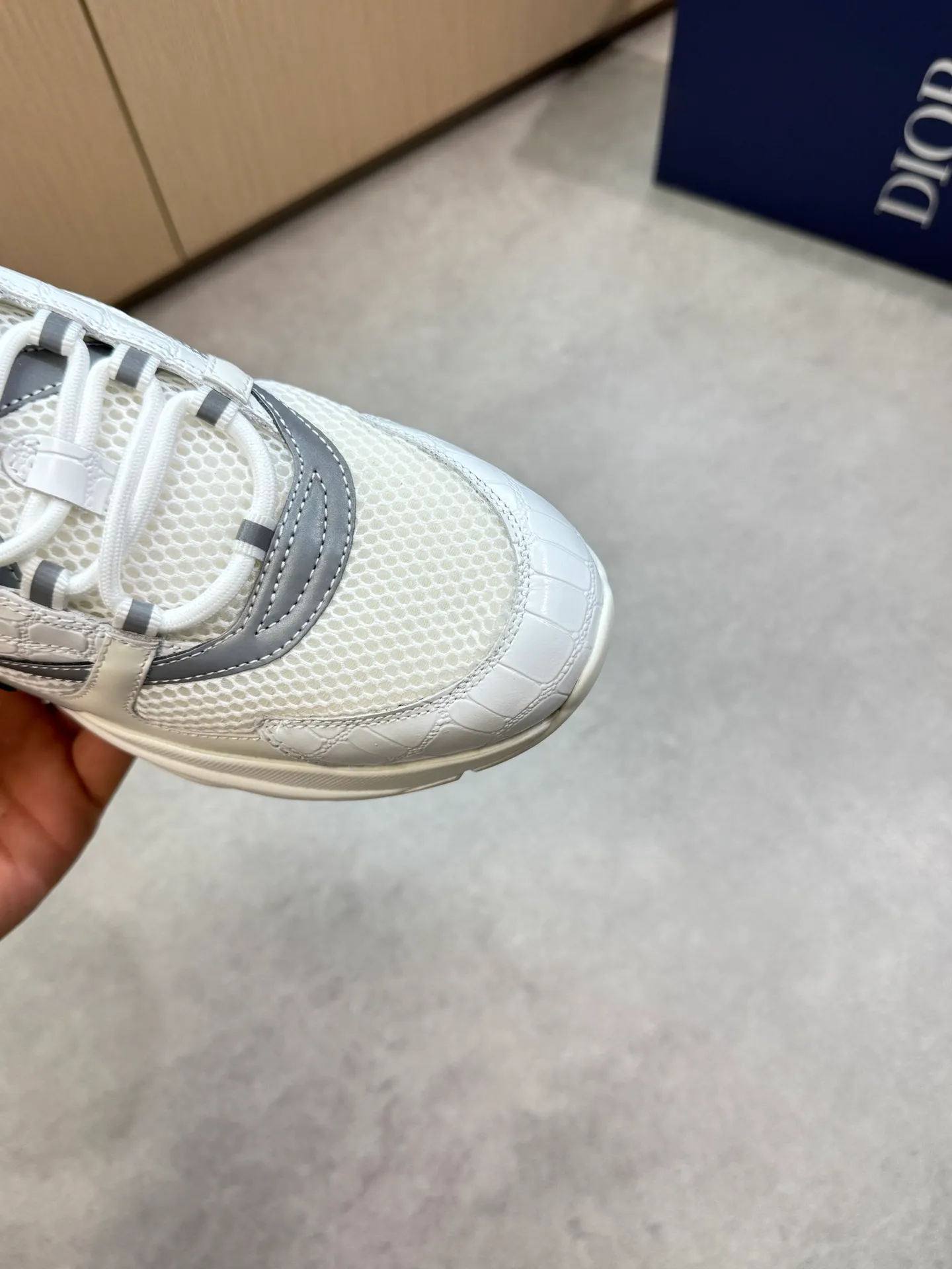 Factory price: 460💰[Dior] Dior - high-end quality original order 🔍🔍🔍 casual sports shoes - upper: 🔝 stone pattern calfskin, high silk mesh canvas, brand totem cloth, tongue and heel; reflective brand webbing - lining: brand canvas - original: ultra-light T men's shoes 💰U foam rubber; two-color molded outsole -Ultra-high quality control·Fine workmanship: highlighted (high-end·nobility·grade) -Size: 39-44 (38, 45, 46, 47, can be customized)·D9285